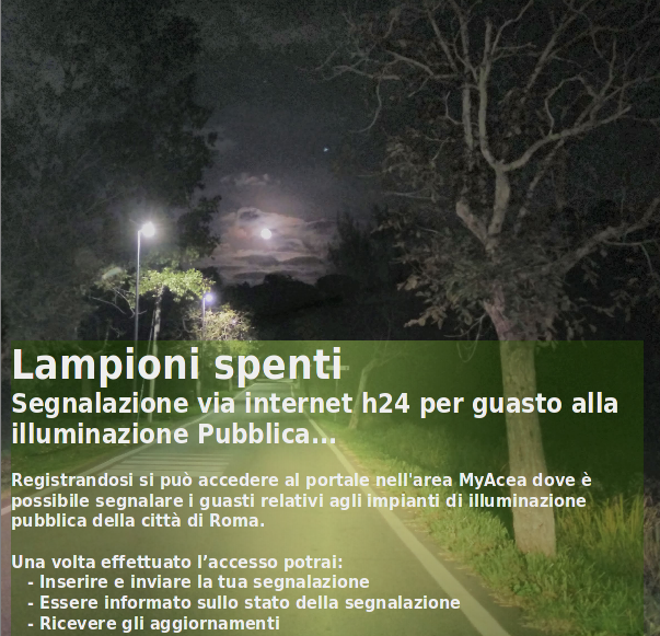 Lampioni spenti - web